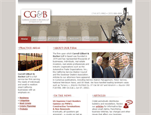 Tablet Screenshot of cgblaw.com